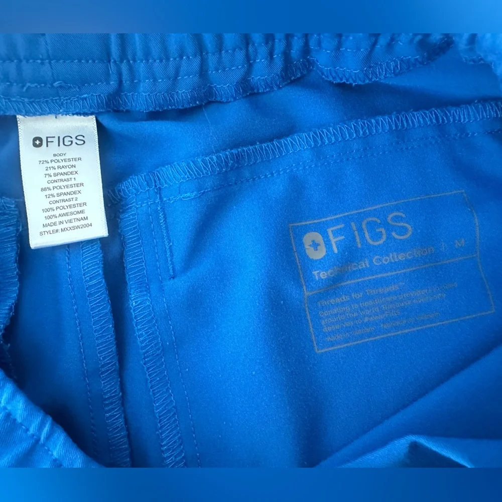 Figs Men's Tansen Jogger Scrub Pants Royal Blue - Size M
